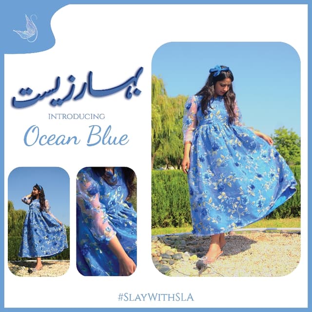 Ocean Blue - Organza Fairy Dress