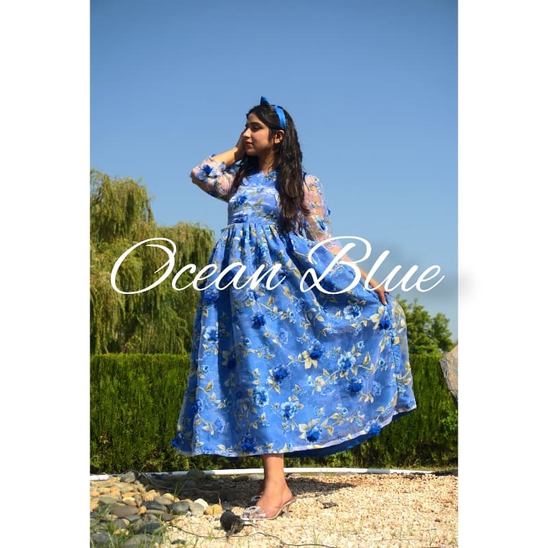 Ocean Blue - Organza Fairy Dress