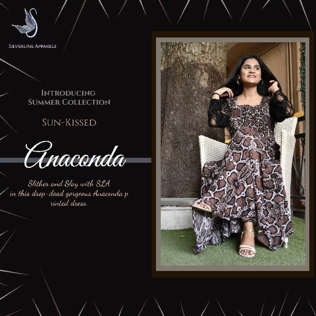 Anaconda - Printed Premium Dress